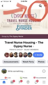 travel nurse housing